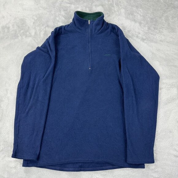 Vintage Patagonia Capilene Fleece Quarter Zip Navy Pullover Women's Small - Picture 1 of 13